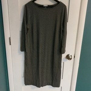 Ponte knit dress with pockets